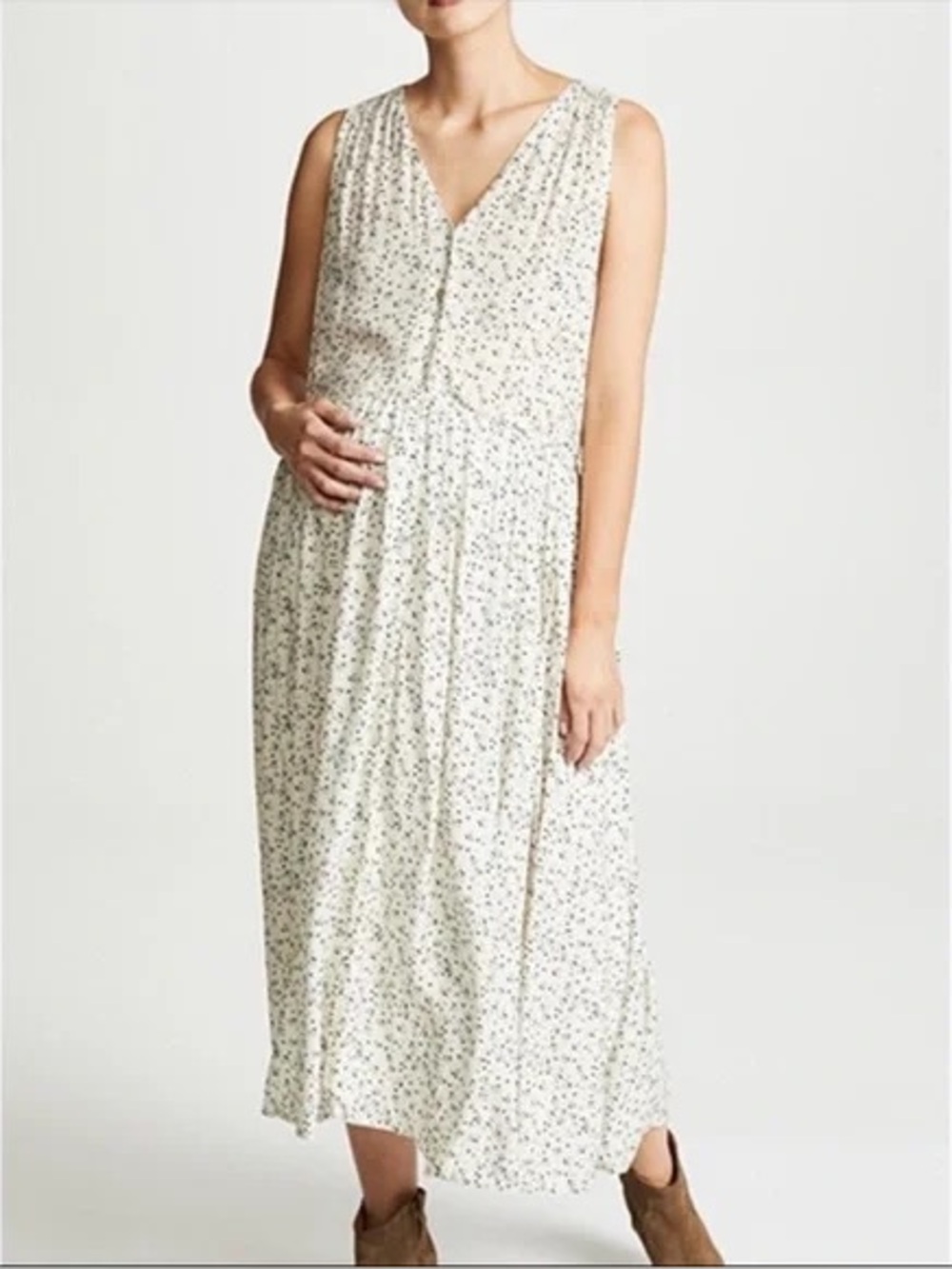 Hatch Maternity Anais Dress in Provence Floral 3